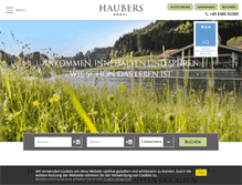 Tablet Screenshot of haubers.de